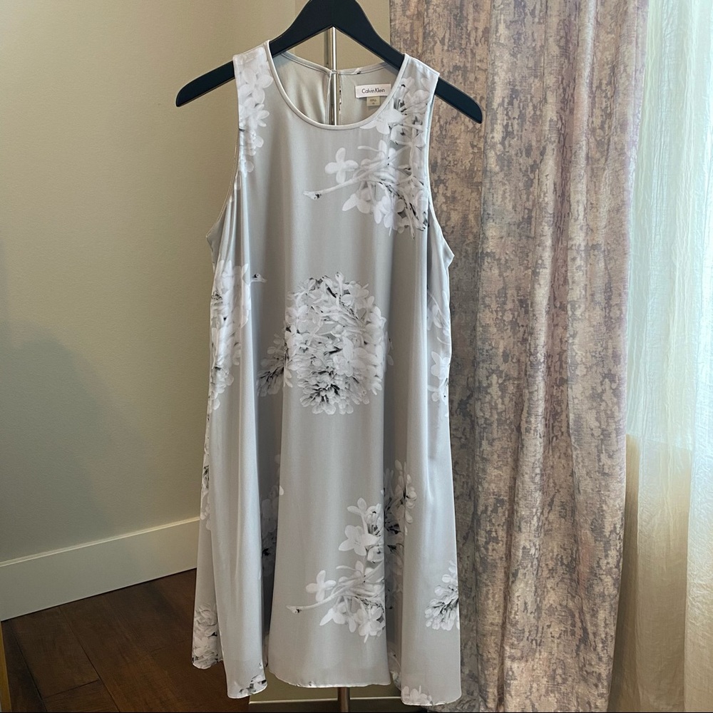 Calvin Klein Floral Print Dress